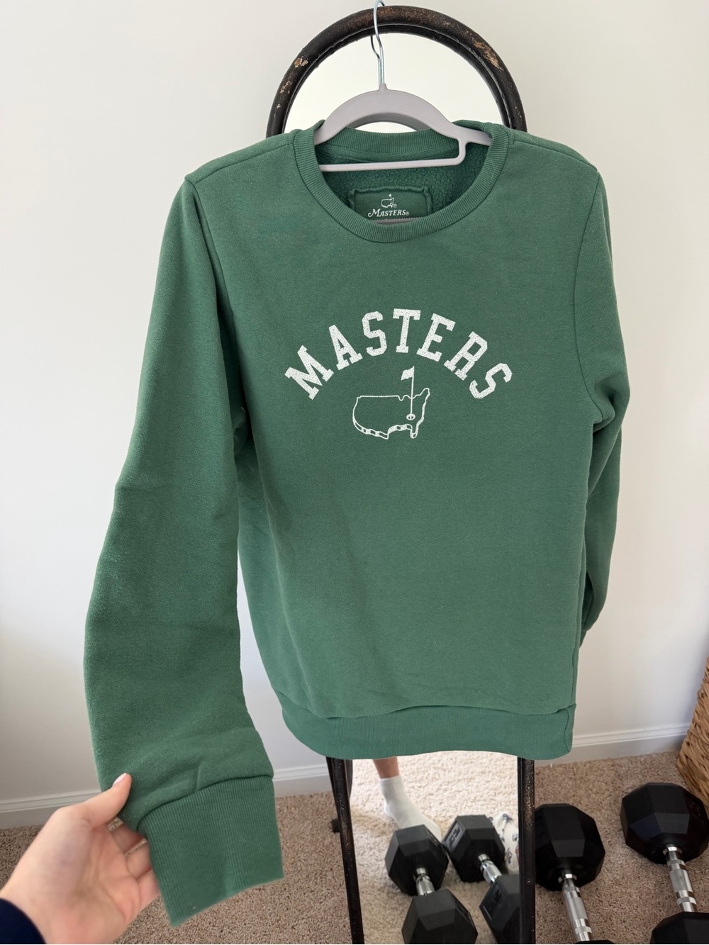 Masters Green Crewneck